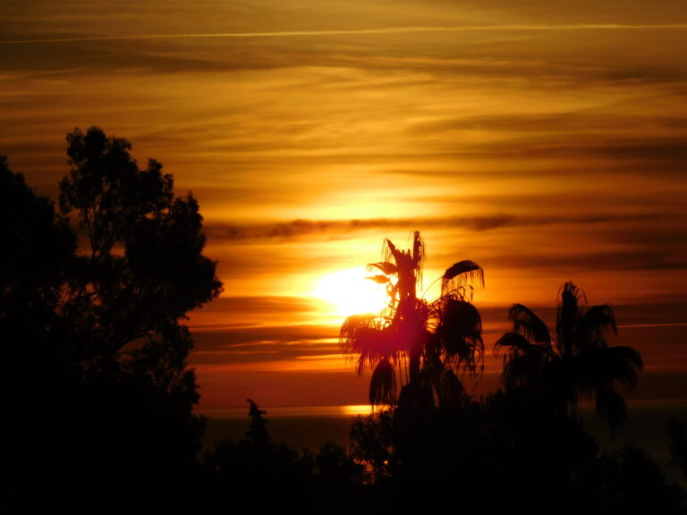atardecer en chilches