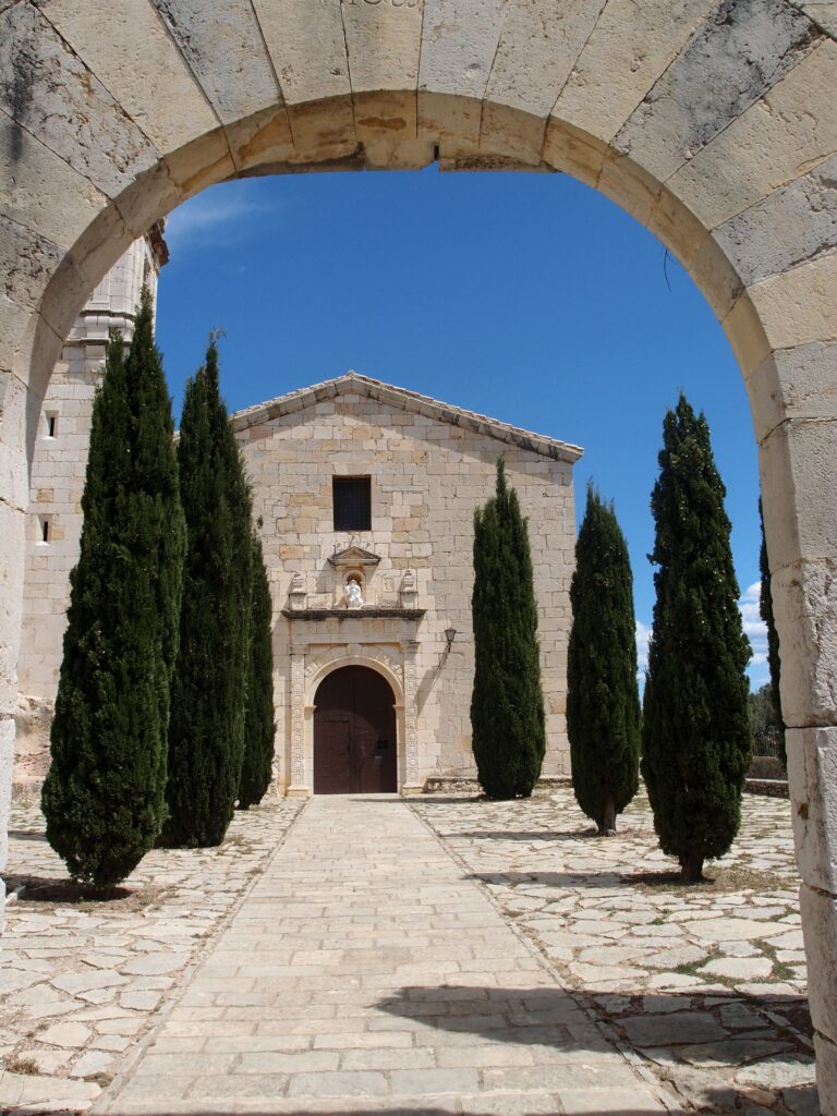 outside Ermita de la Mare de Déu dels Àngels Hermitage