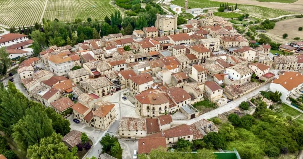 aerial view of Sajazarra