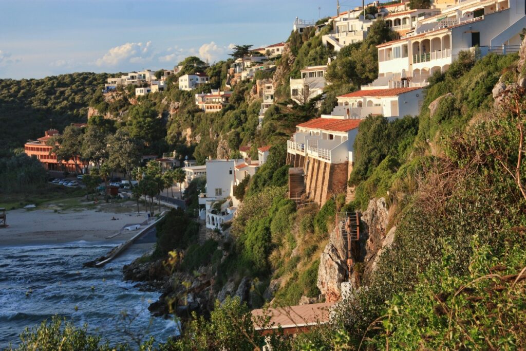 viewpoint at Cala en Porter