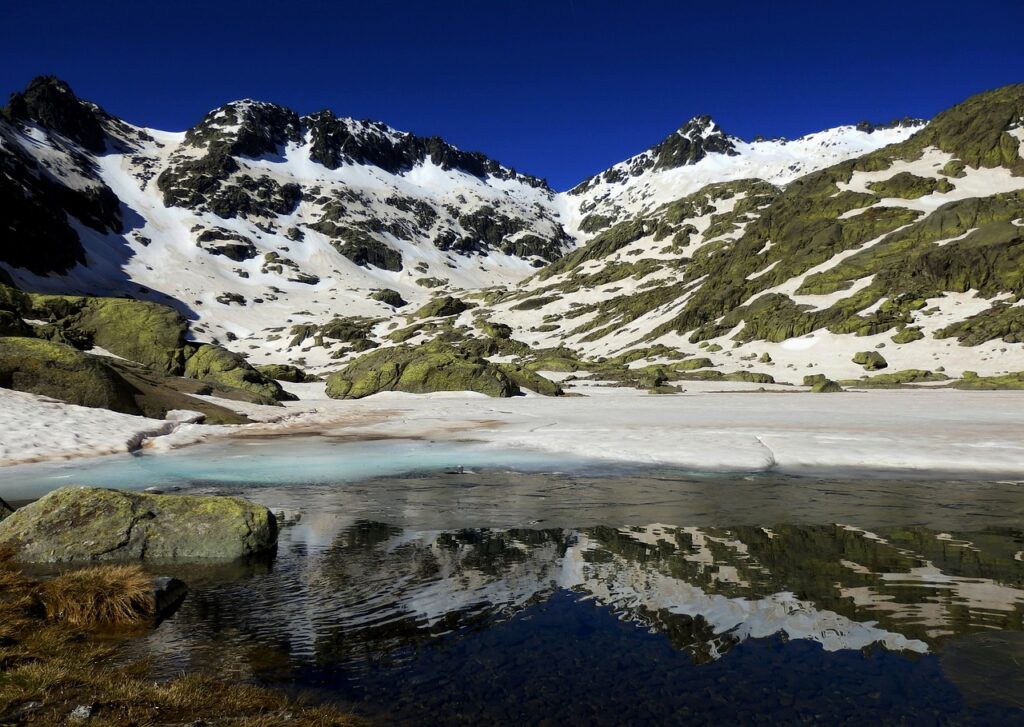 peaks in the Sierra de Gredos mountain range