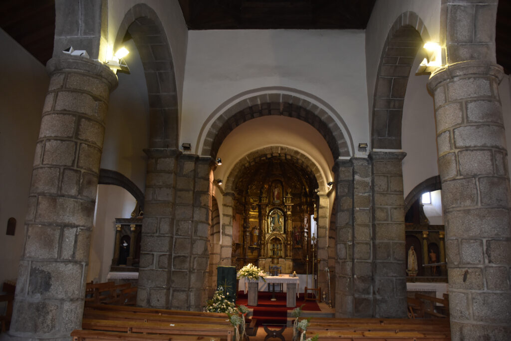 interior of the Abbey of Our Lady of the Assumption