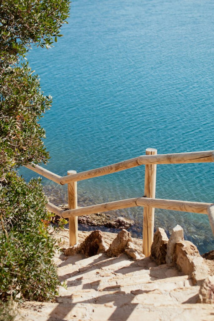 stairs in Sa Tuna Girona