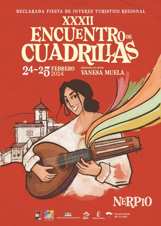cartel del encuentro de cuadrillas en nerpio