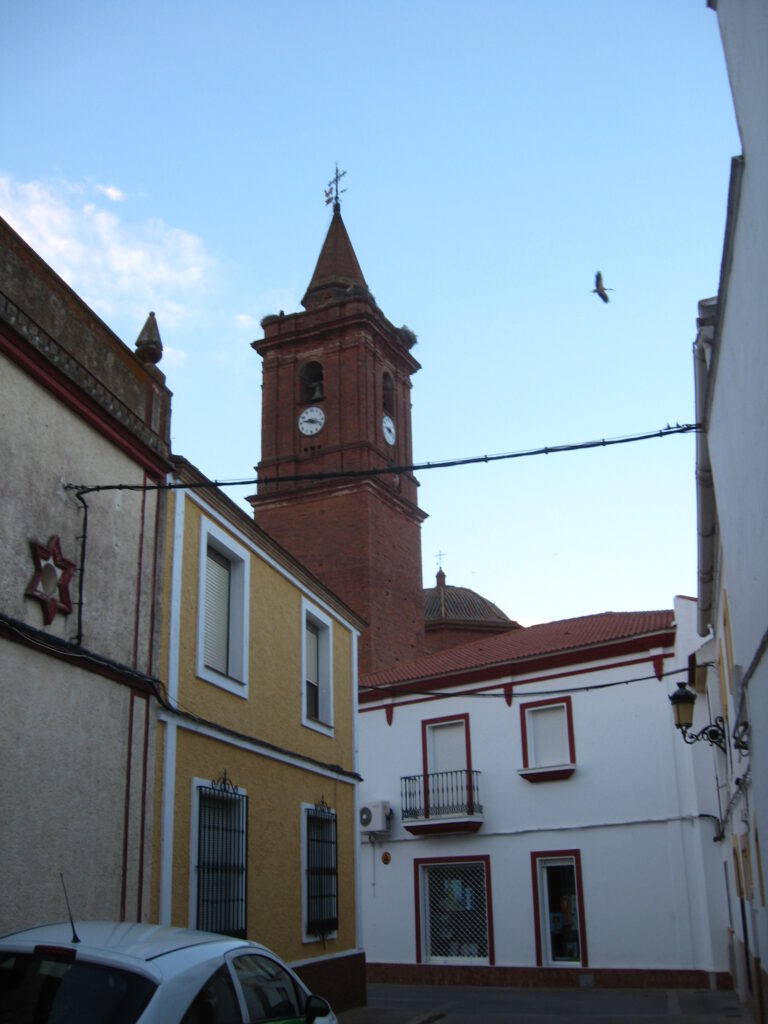 church tower in Alosno