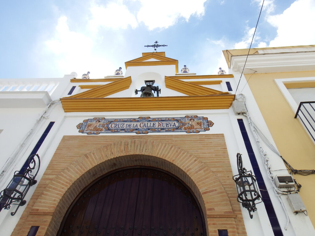 cross at the new street in Bonares