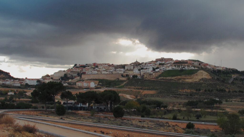 vista panoramica de chinchilla de montearagon