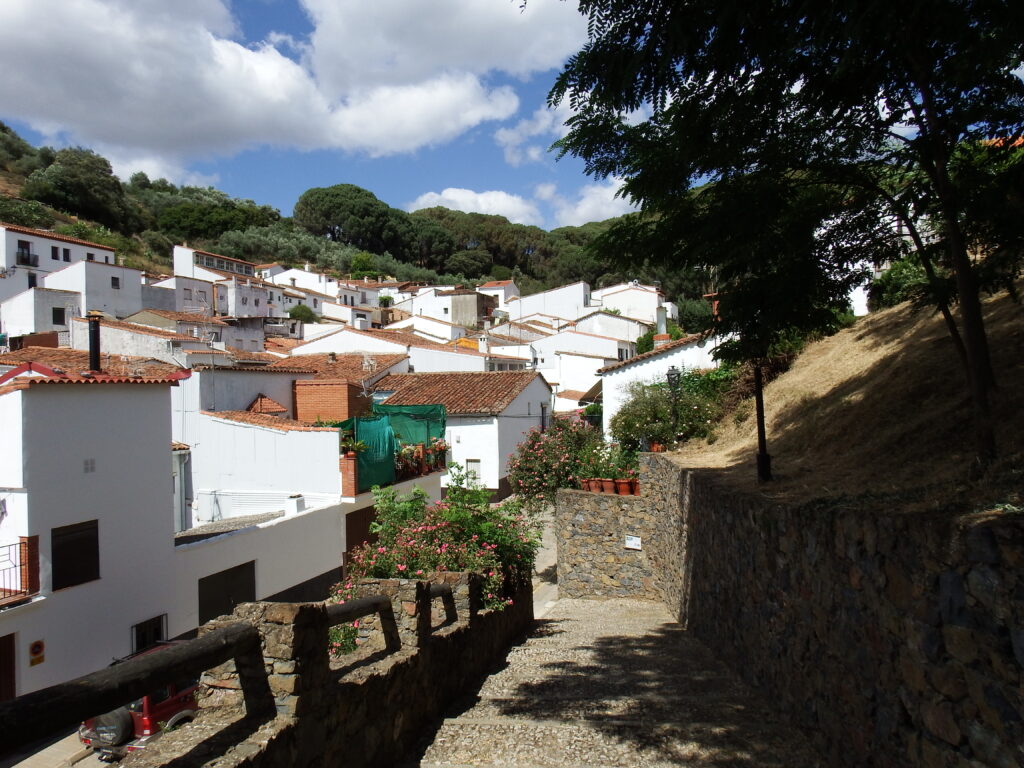escalinata en galaroza