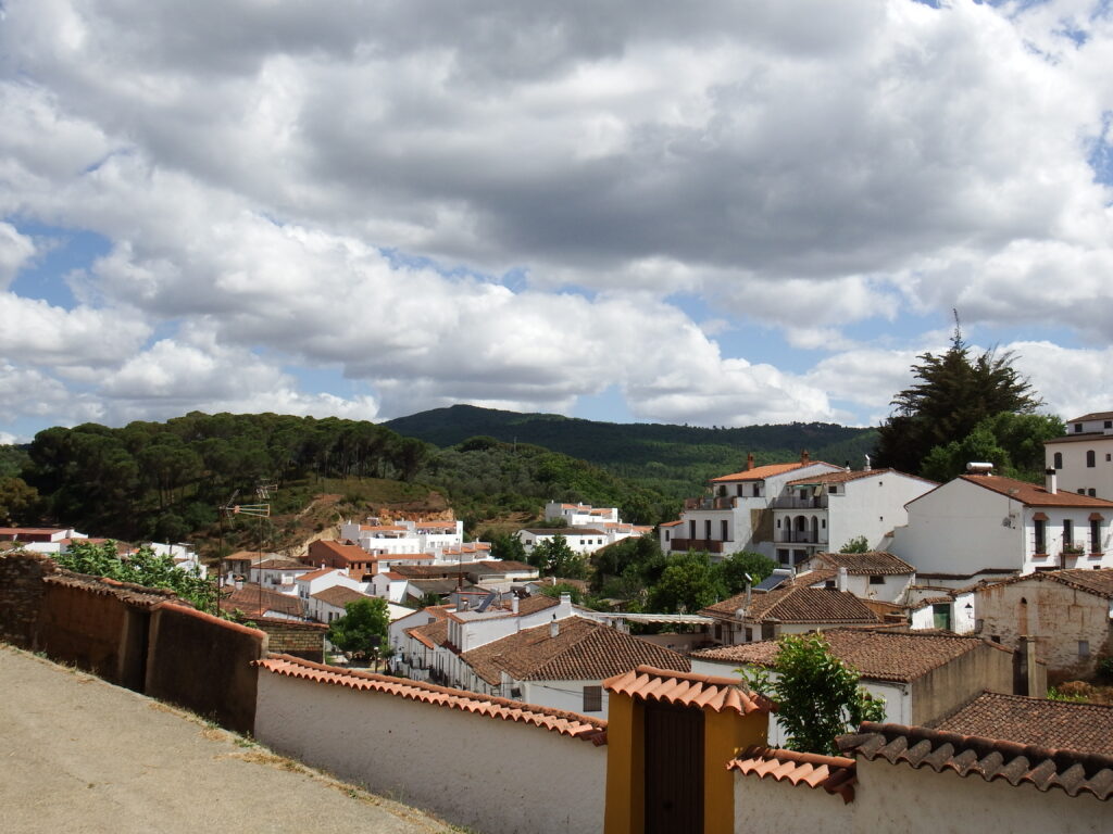 landscape in Galaroza