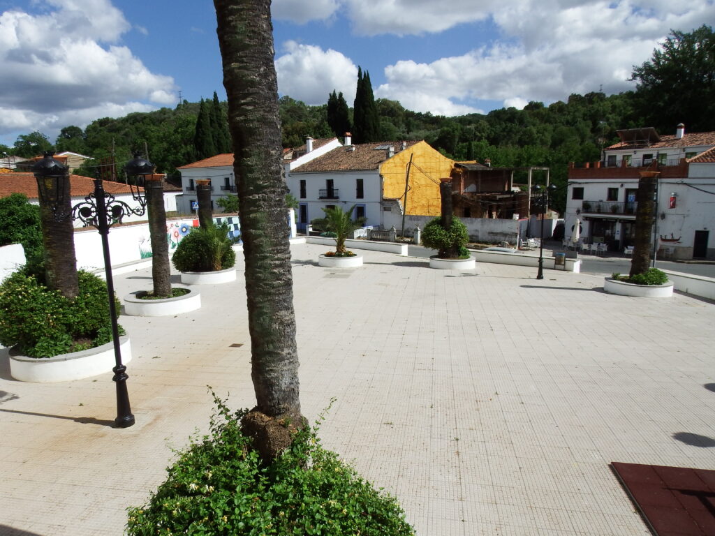 square in the center of Galaroza