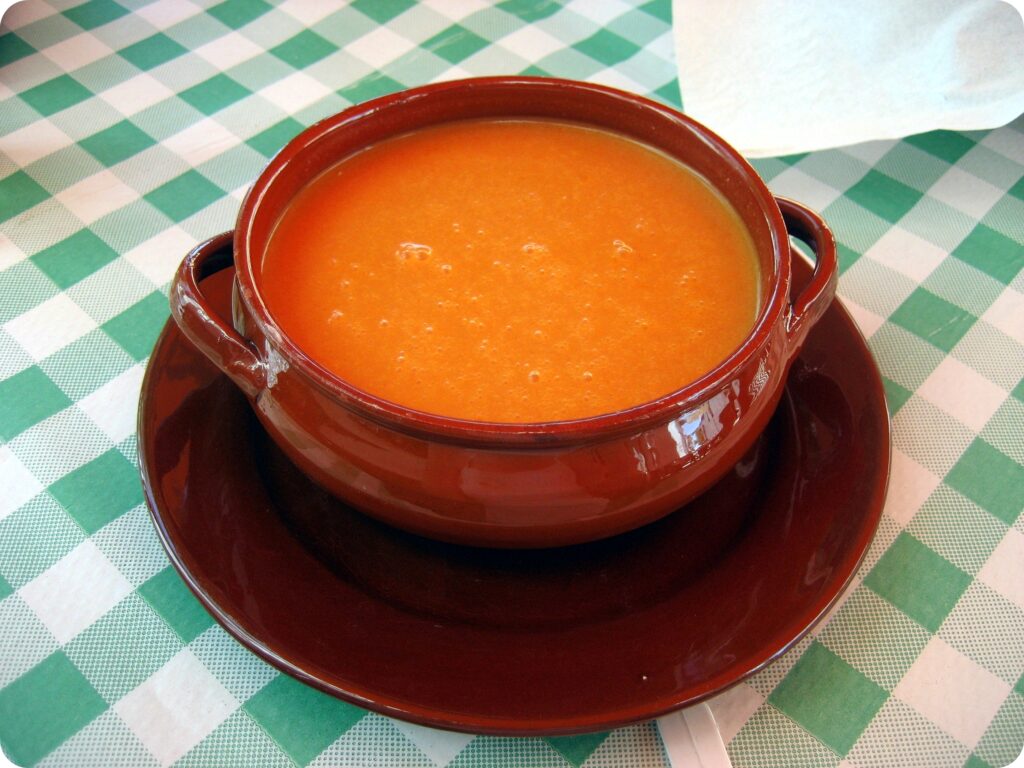 Manchego gazpacho