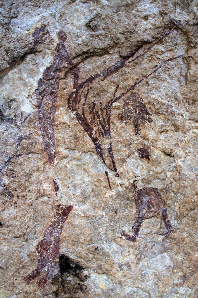 pintura rupestre en nerpio