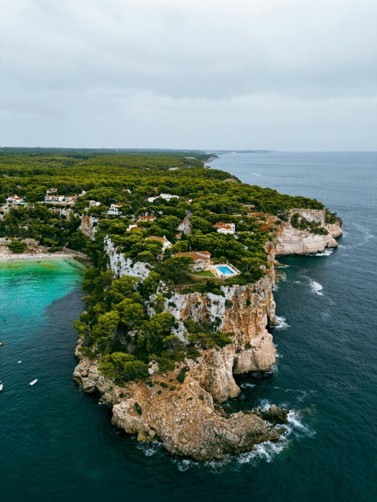 cliff at Cala Galdana