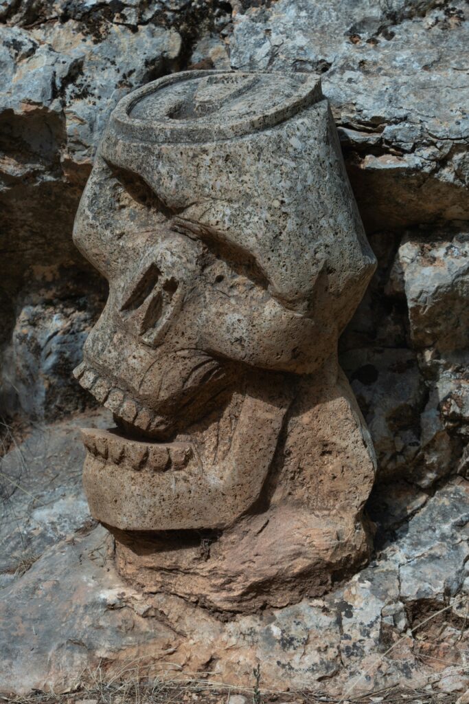 bogarra skull sculpture