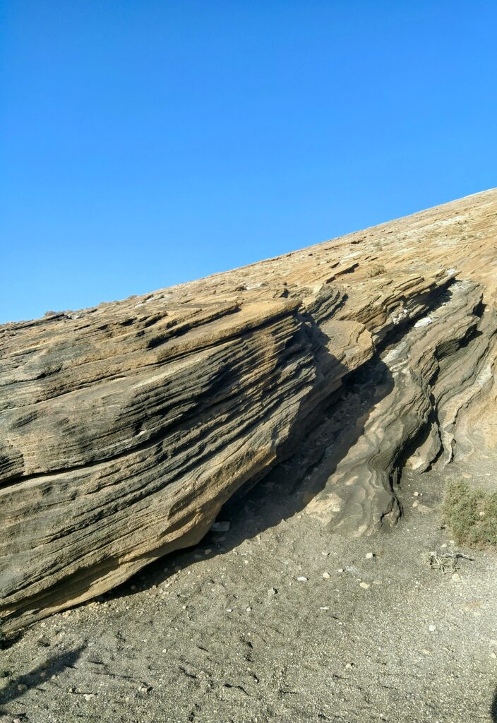 enfriamiento de lava en lanzarote