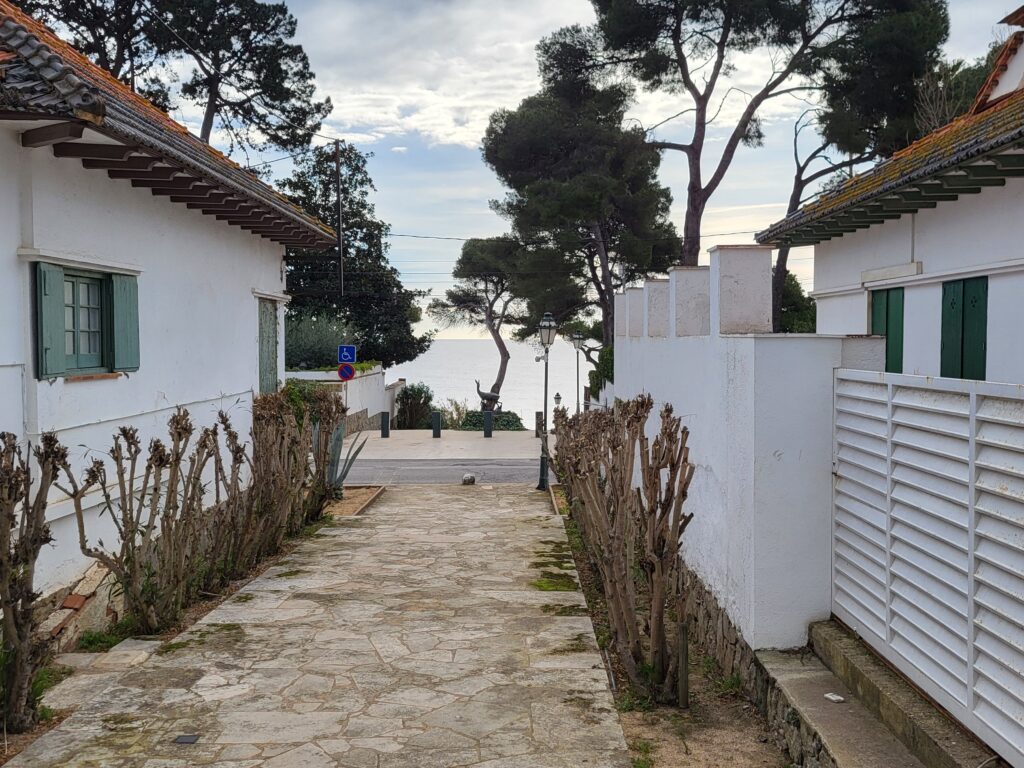 calle peatonal en S’Agaró