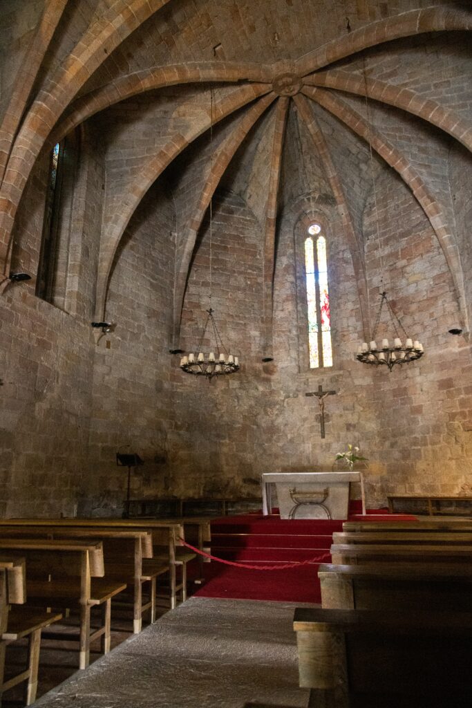interior de la Iglesia de Sant Pere