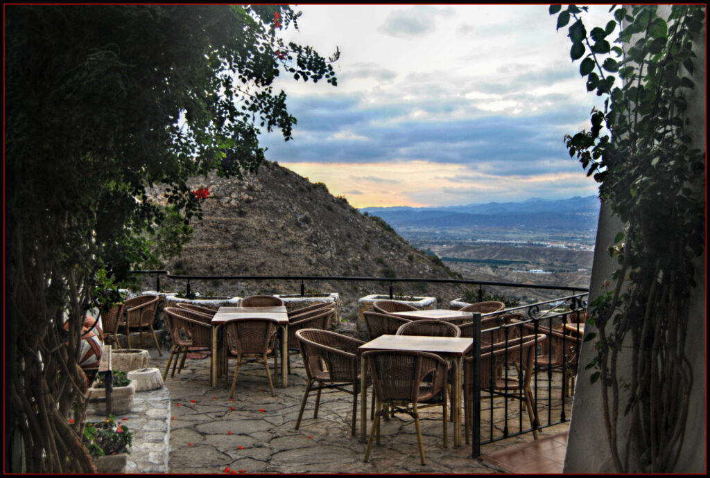 terraza en mojacar